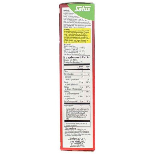 Floradix Iron + Herbs Liquid Extract, SAL